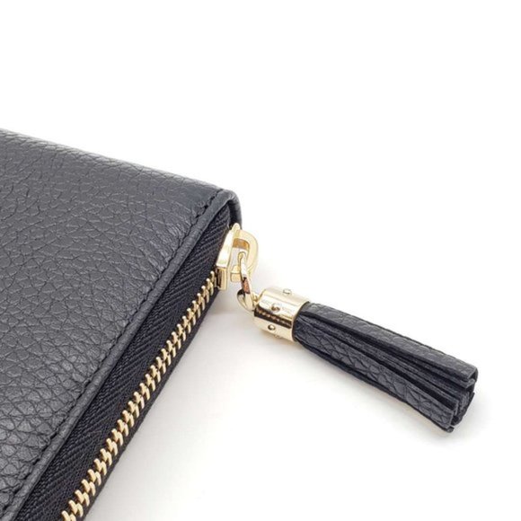 Authentic Gucci GG Black Zippy Wallet New - Picture 6 of 16